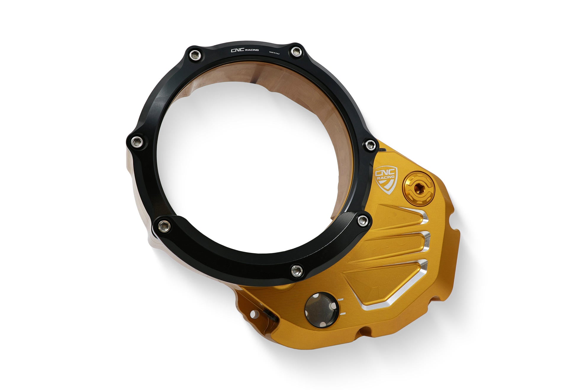 CLEAR COVER OIL BATH CLUTCH PROTECTOR CNC RACING DUCATI SUPERBIKE 848 EVO CORSE