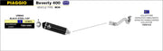 SCARICO OMOLOGATO E5+E9 ALLUMINIO NERO ARROW PIAGGIO BEVERLY 400 TOURER 08-11