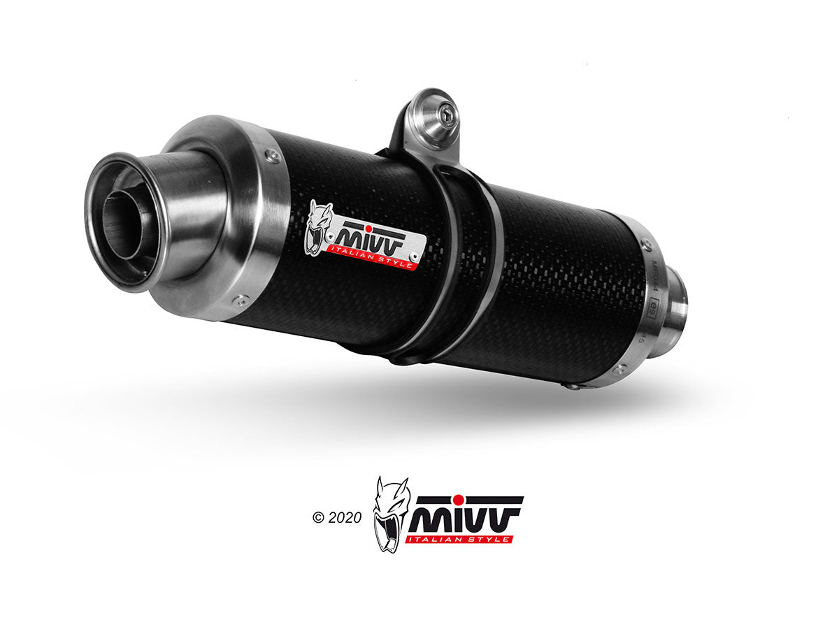 H.034.L2S DOUBLE CARBON EXHAUST MIVV GP HONDA FMX 650 2005>