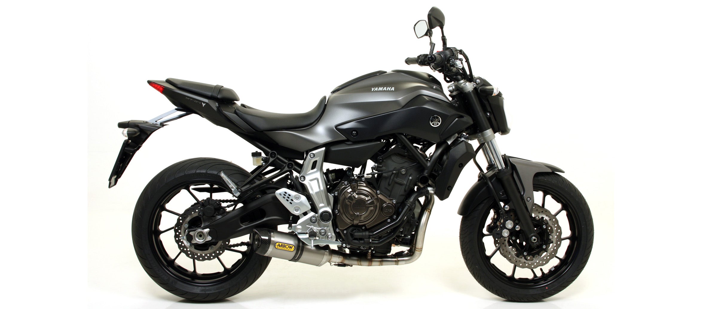 COMPLETE EXHAUST APPROVED LOW THUNDER ALUMINUM ARROW YAMAHA MT-07 2014-20
