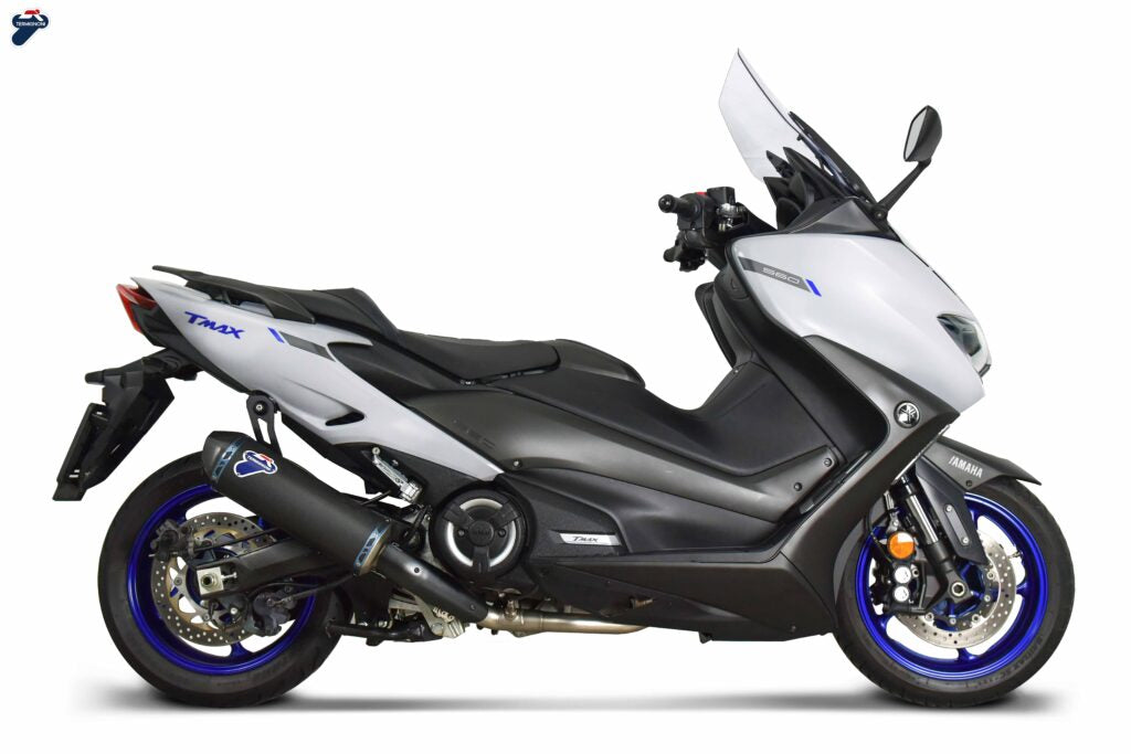 COMPLETE EXHAUST TERMIGNONI TITNIUM BLACK RACING YAMAHA T MAX 560 2020 - 22