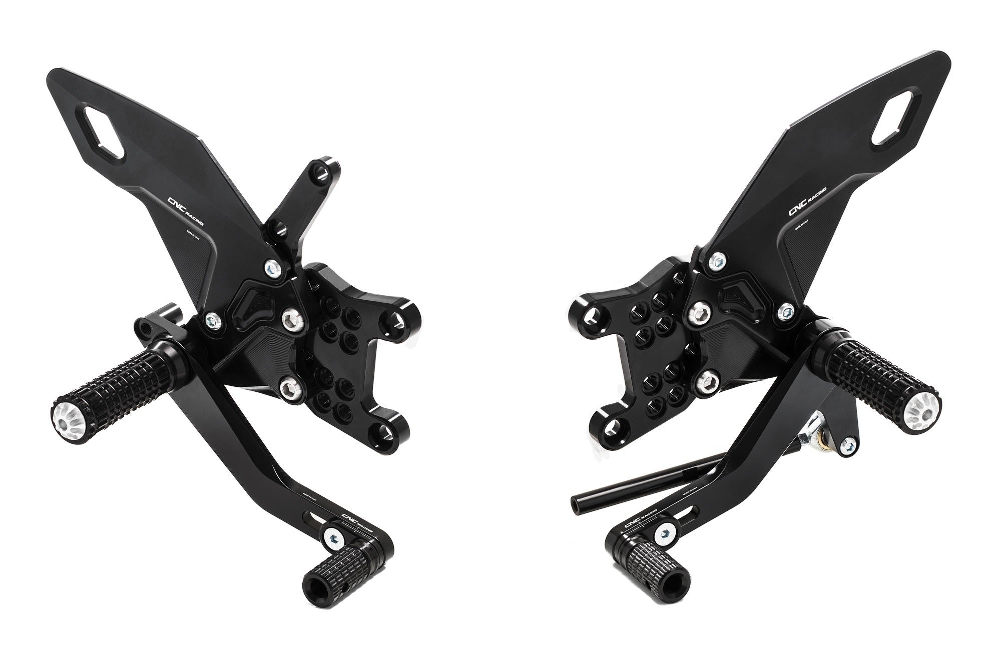 ADJUSTABLE REAR SETS RIDER EASY CNC RACING APRILIA RSV4 R 2009 - 14