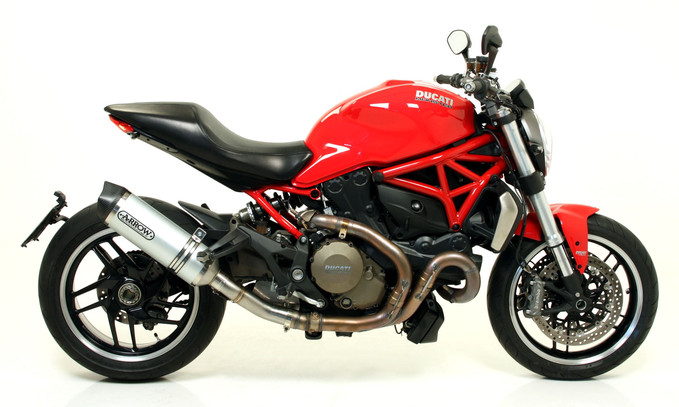 KIT SILENCER APPR. E5+E9 RACE-TECH TITANIUM-CARB ARROW DUCATI MONSTER 1200 14-15