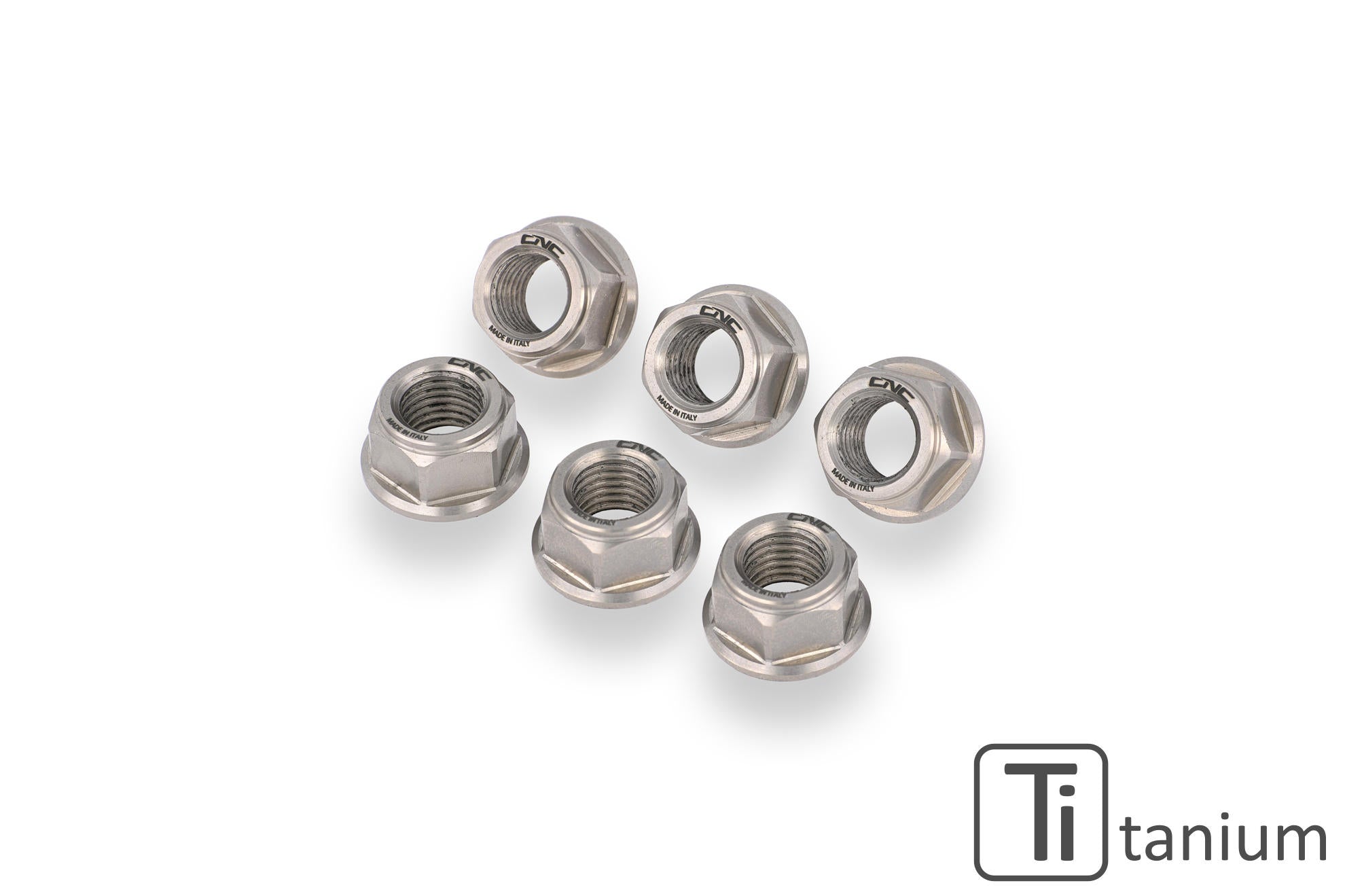 NUTS RING GEAR TITANIUM M8X1.25 CNC RACING DUCATI SUPERBIKE 1199 PANIGALE /S/R