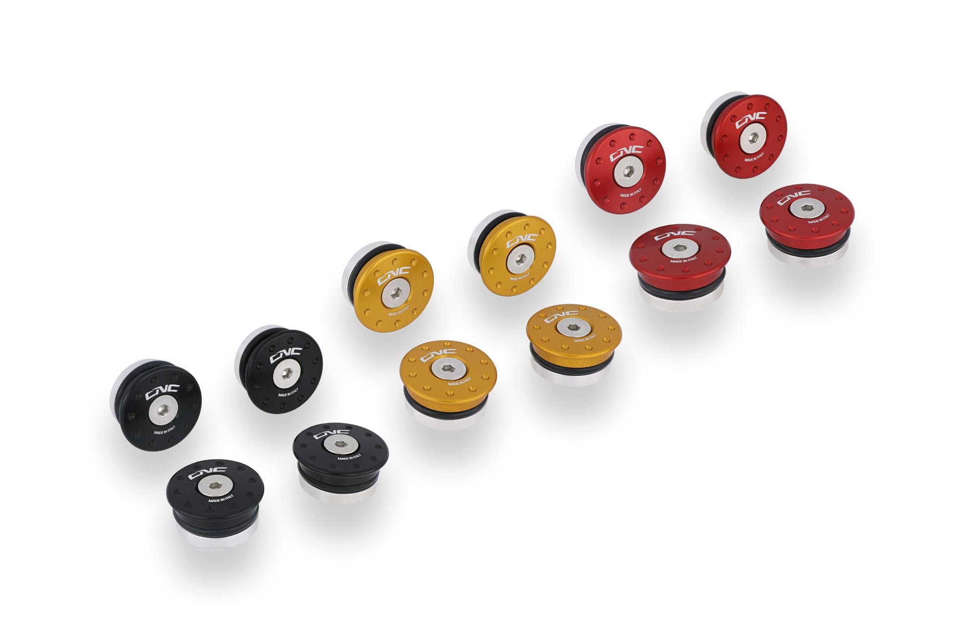 FRAME CAPS KIT SMALLER HOLES CNC RACING DUCATI MULTISTRADA 1260 S PIKES PEAK