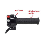 RIGHT SWITCH + GAS INTEGRATED CONTROLS JETPRIME APRILIA RS 660 2020 - 21