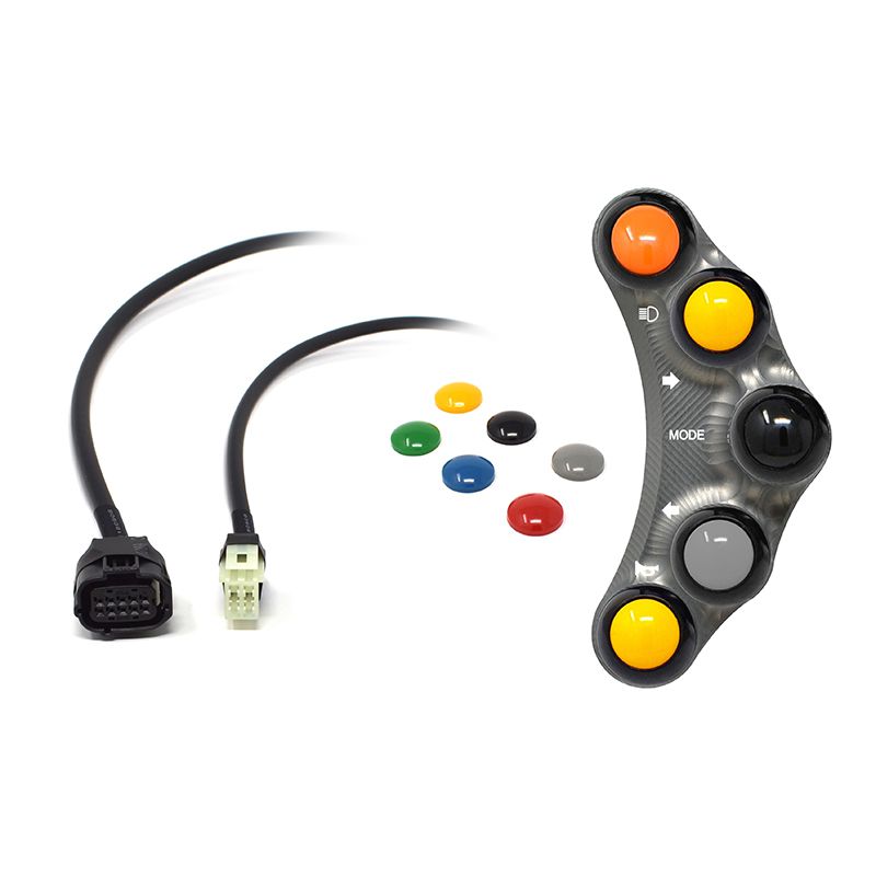 STREET VERSION LEFT HANDLEBAR SWITCH TITANIUM JETPRIME YAMAHA YZF R1 2015 - 19