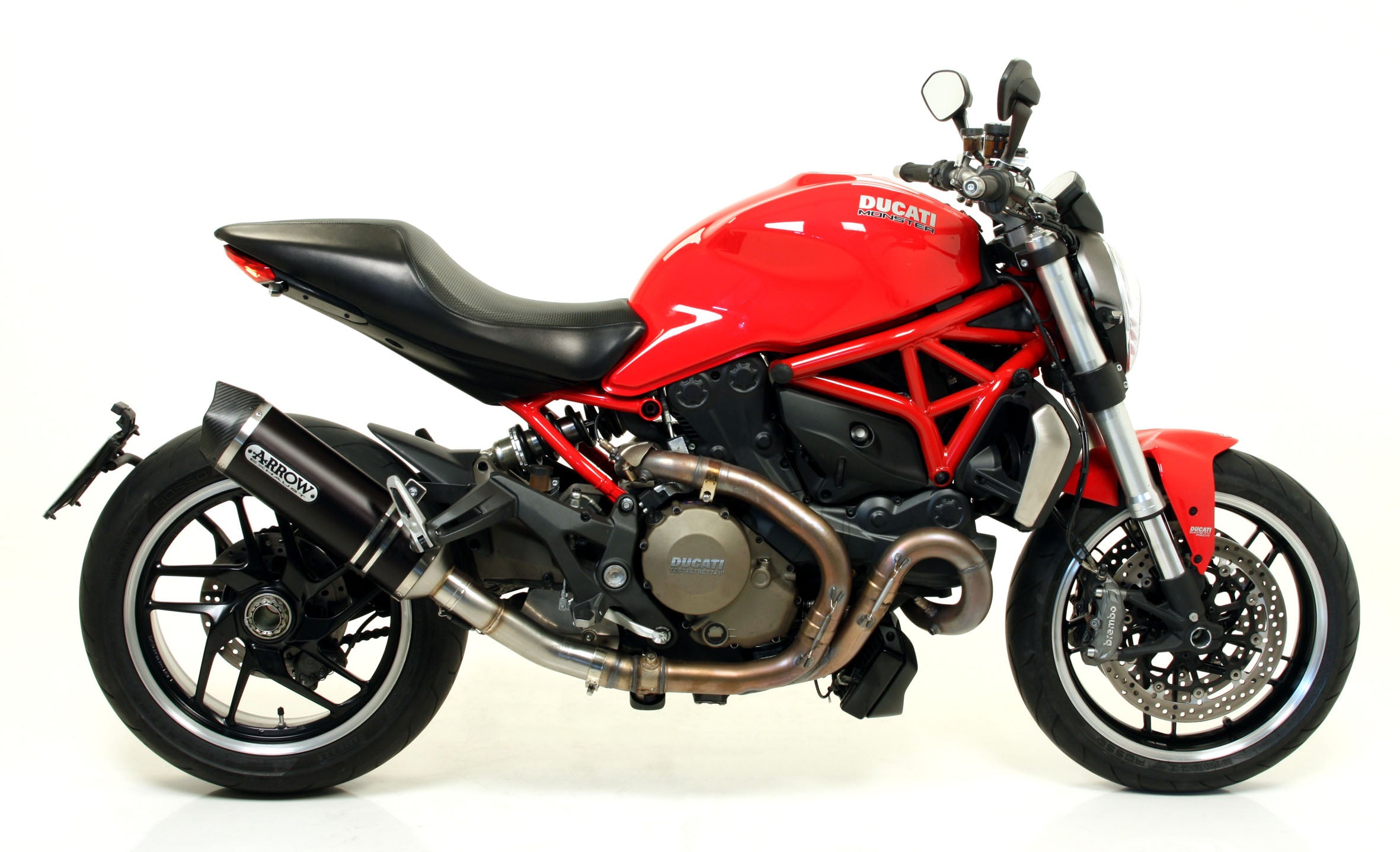 KIT SILENCER APP RACE-TECH TITANIUM-CARB ARROW DUCATI MONSTER 1200 2014-15