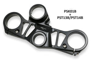 TRIPLE CLAMPS IGNITION KEY SWITCH BRACKET CNC RACING APRILIA RSV4 R 2009 - 14