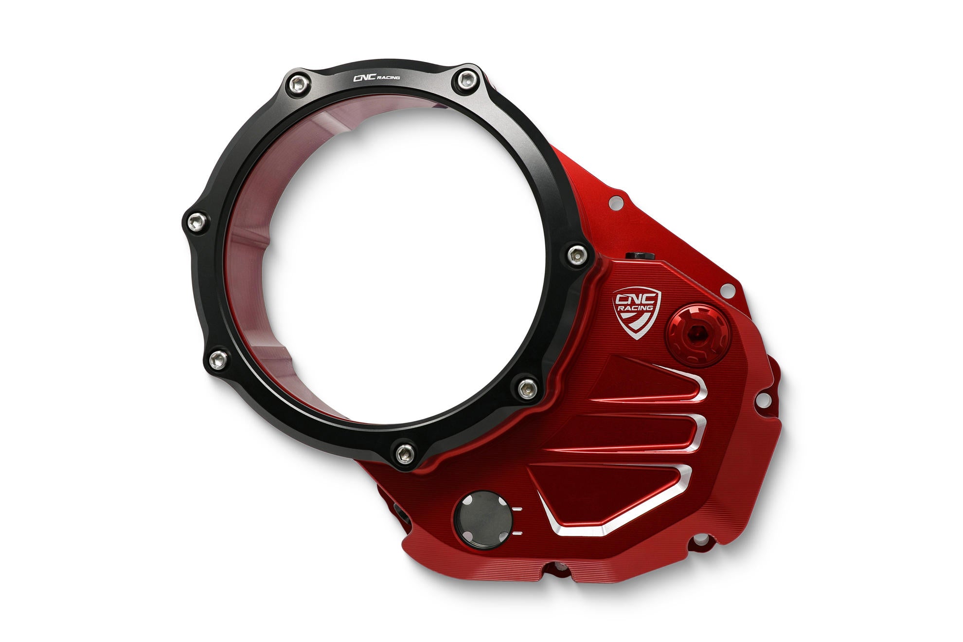 CARTER TRASPARENTE FRIZIONE BICOLOR CNC RACING DUCATI SUPERBIKE 848 EVO CORSE