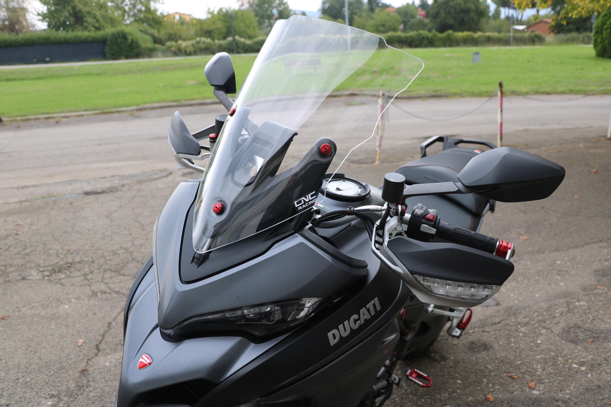 CUPOLINO TOURING TRASPARENTE CNC RACING DUCATI MULTISTRADA 1200 / S 2015 - 17