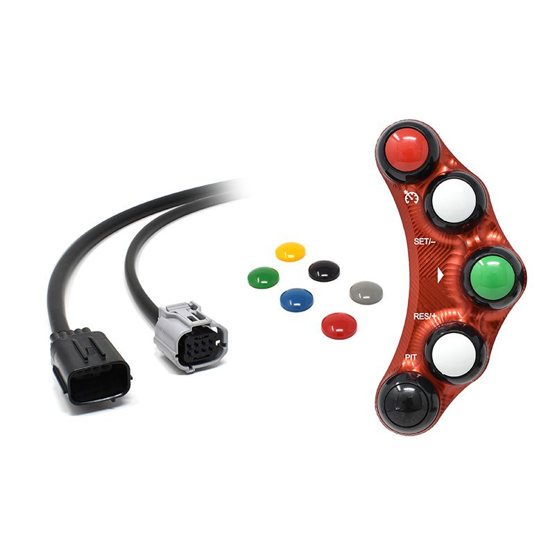 RACING LEFT HANDLEBAR SWITCH RED JETPRIME KAWASAKI NINJA ZX10RR 2021
