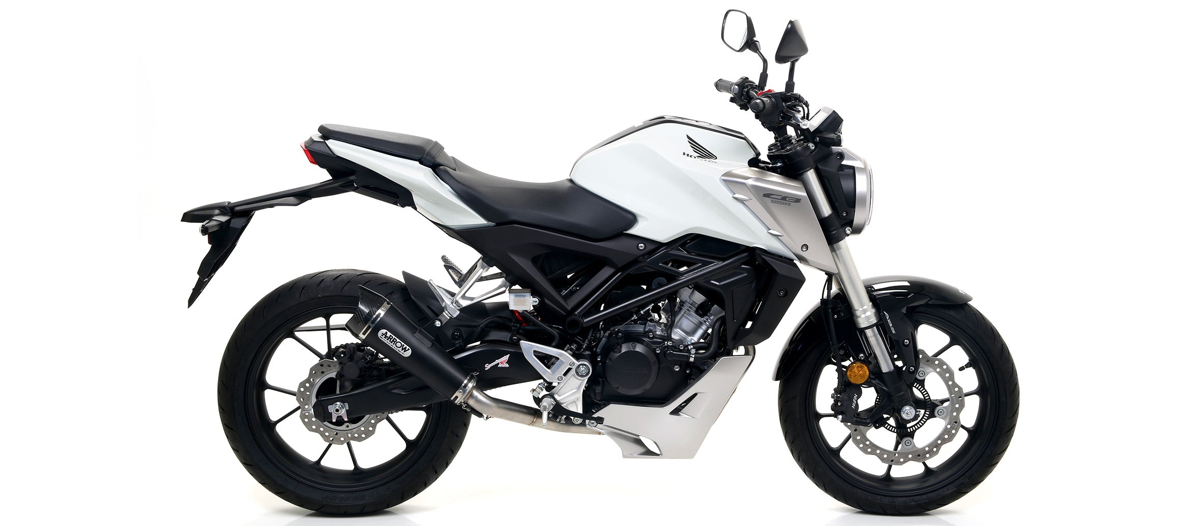 COMPLETE EXHAUST APPROVED X-KONE ARROW HONDA CB 125 R 2018-20
