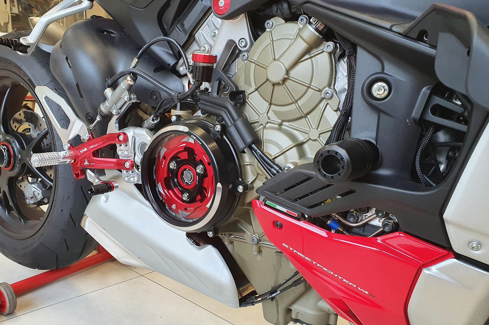 CARTER FRIZIONE TRASPARENTE KIT TRASFORMAZIONE DUCATI STREETFIGHTER V4 / S