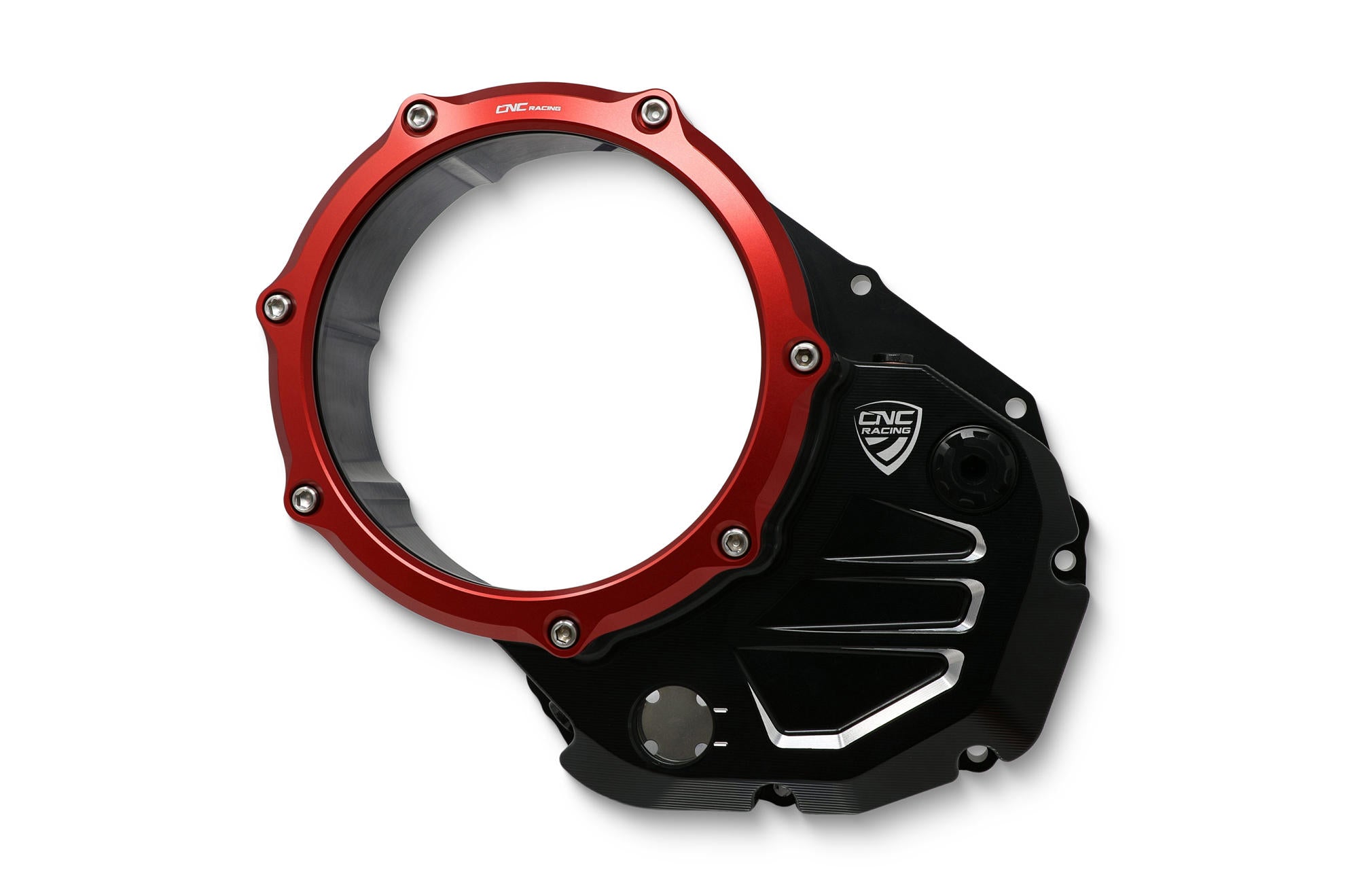 CLEAR COVER OIL BATH CLUTCH BICOLOR CNC RACING DUCATI HYPERMOTARD 950 / SP