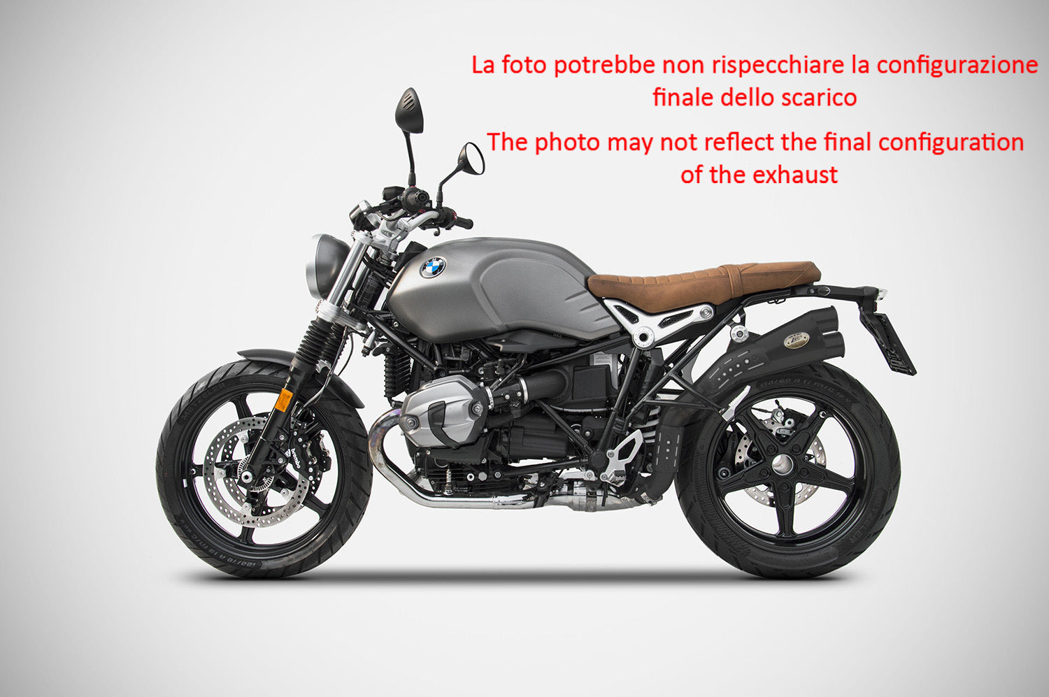 DOPPIO TERMINALE SCARICO ZARD HIGH INOX RACING BMW R NineT SCRAMBLER 2021-23