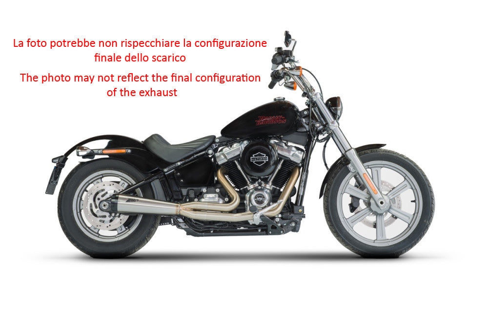 COMPLETE EXHAUST ZARD STAINLESS STEEL RACING HARLEY DAVIDSON SOFTAIL M8 2016-23