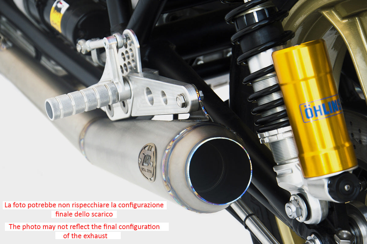 EXHAUST ZARD LOW STEEL RACING MOTO GUZZI LE MANS 1976-81