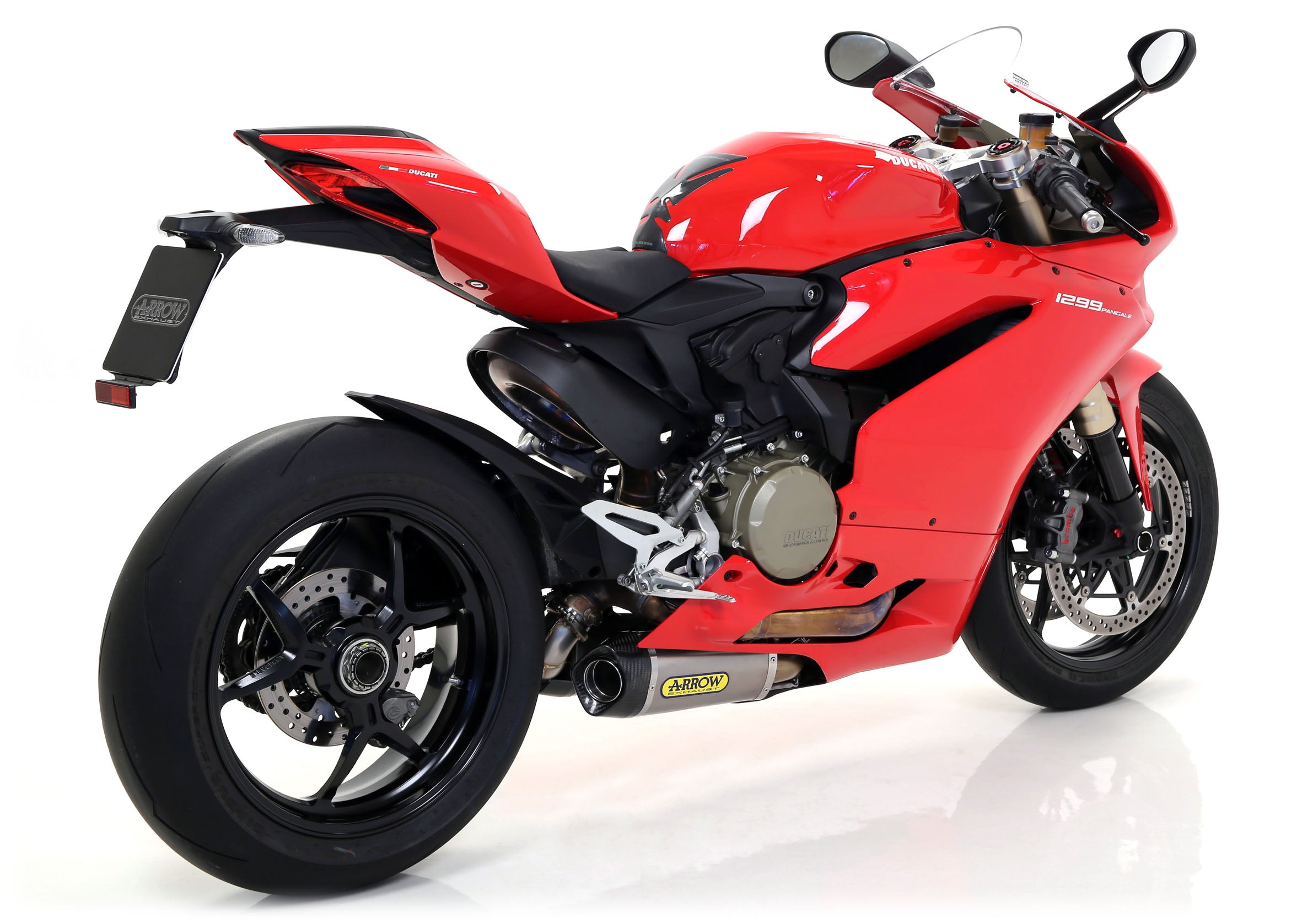 SILENCER APPROVED WORKS TITANIUM (DX+SX)-CARB ARROW DUCATI 1299 PANIGALE 15-16