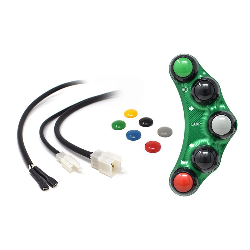 STREET VERSION LEFT HANDLEBAR SWITCH GREEN JETPRIME KAWASAKI NINJA 400 2018 - 21