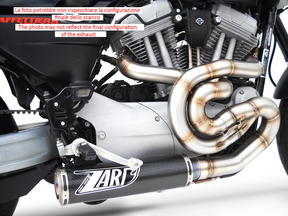 SCARICO COMPLETO ZARD INOX RACING HARLEY DAVIDSON XR 1200 2009-12