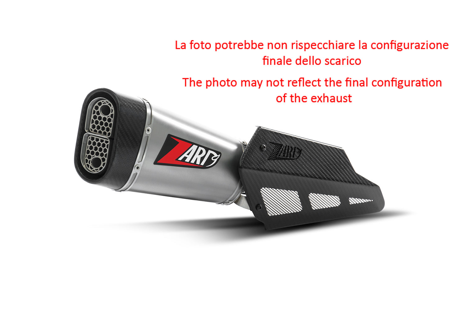 TERMINALE SCARICO OMOLOGATO ZARD TITANIO DUCATI MULTISTRADA 1260 S 2018 - 19