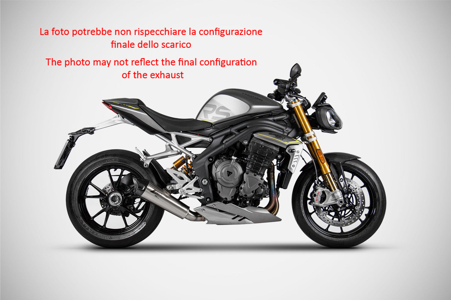 SILENCER EXHAUST RACING ZARD TITANIUM TRIUMPH SPEED TRIPLE 1200 RS/RR 2021-23