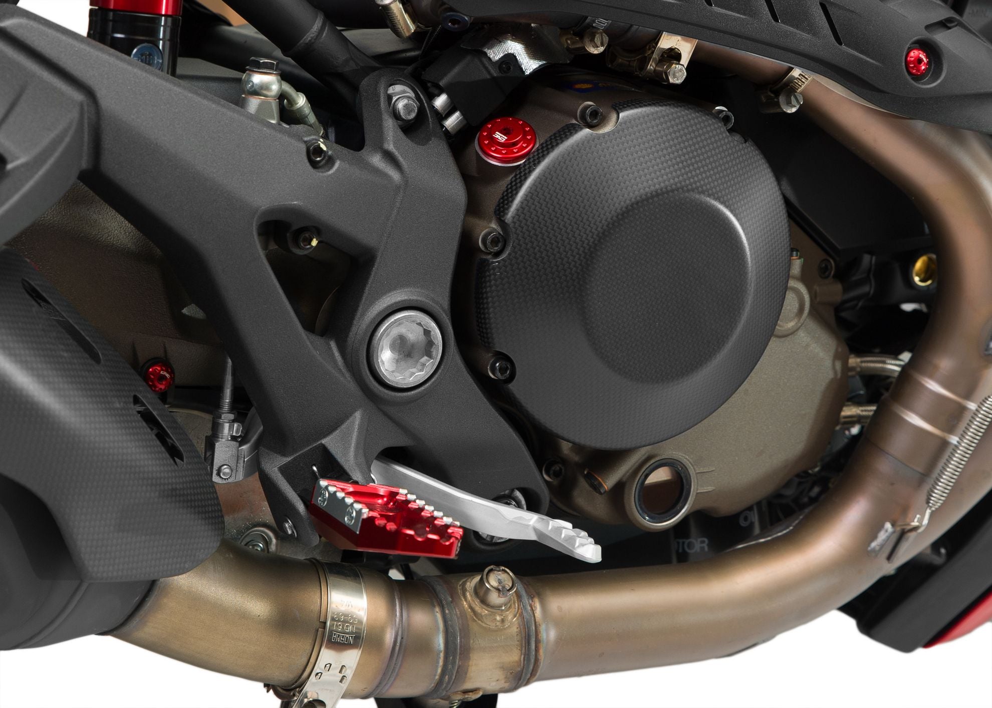 COVER FRIZIONE OLIO CARBONIO OPACO CNC RACING DUCATI MONSTER 1200 / S 2014 - 16