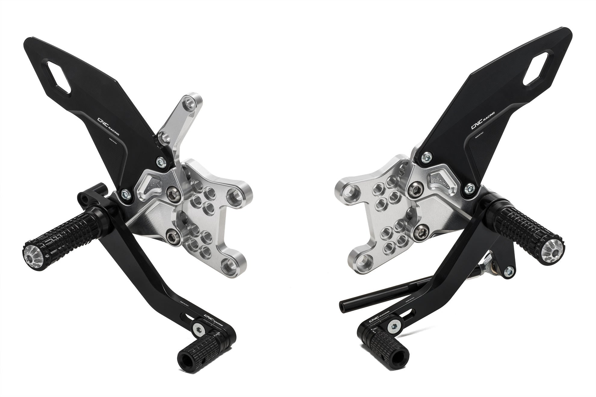 ADJUSTABLE REAR SETS RIDER EASY CNC RACING APRILIA TUONO V4 1100 RR 2015 - 16