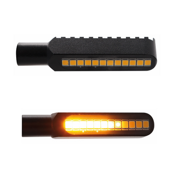FAR SMD ORANGE CNC DYNAMIC SLIDE SEQUENTIAL INDICATORS MOTORCYCLE SCOOTER