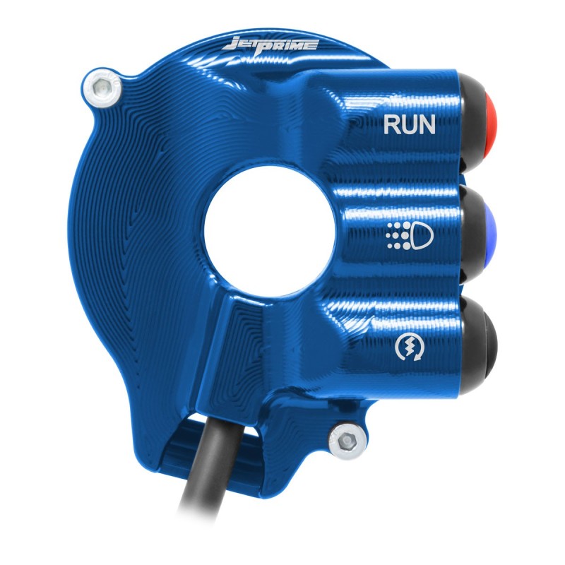 COMANDO GAS + PULSANTIERA JETPRIME APRILIA TUONO V4 1100 2017-20 (BLU) NO LOGO