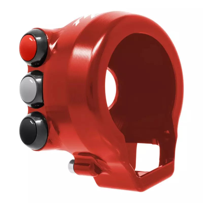 COMANDO GAS + PULSANTIERA JETPRIME APRILIA TUONO 660 21-23 ROSSO + LOGO TUONO660