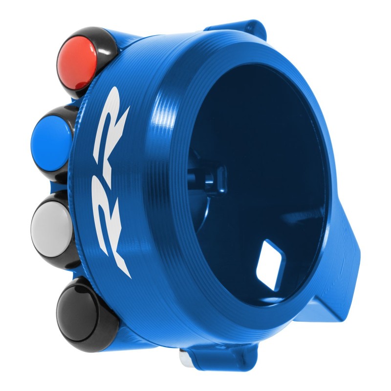 COMANDO GAS + PULSANTIERA INTEGRATA JETPRIME BMW S1000 RR (BLU) 2015-23 LOGO RR