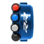COMANDO GAS + PULSANTIERA INTEGRATA JETPRIME BMW S1000 RR (BLU) 2015-23 LOGO RR