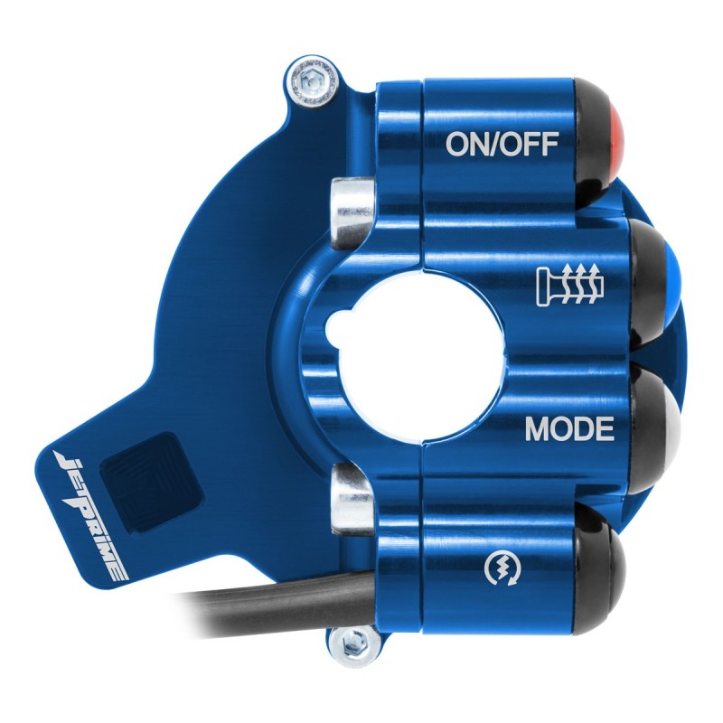 COMANDO GAS + PULSANTIERA JETPRIME BMW S1000 RR 2015-23 (BLU) NO LOGO