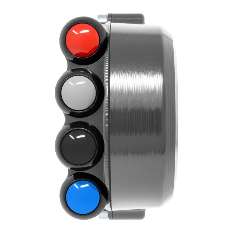 COMANDO GAS + PULSANTIERA RACING JETPRIME BMW S1000 RR TITANIO 15-23 NO LOGO