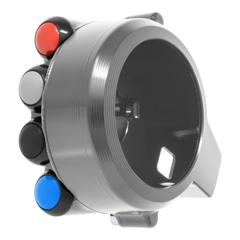 COMANDO GAS + PULSANTIERA RACING JETPRIME BMW S1000 RR TITANIO 15-23 NO LOGO