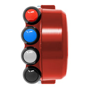 COMANDO GAS + PULSANTIERA JETPRIME PER BMW S1000 RR 2015-23 (ROSSO) NO LOGO