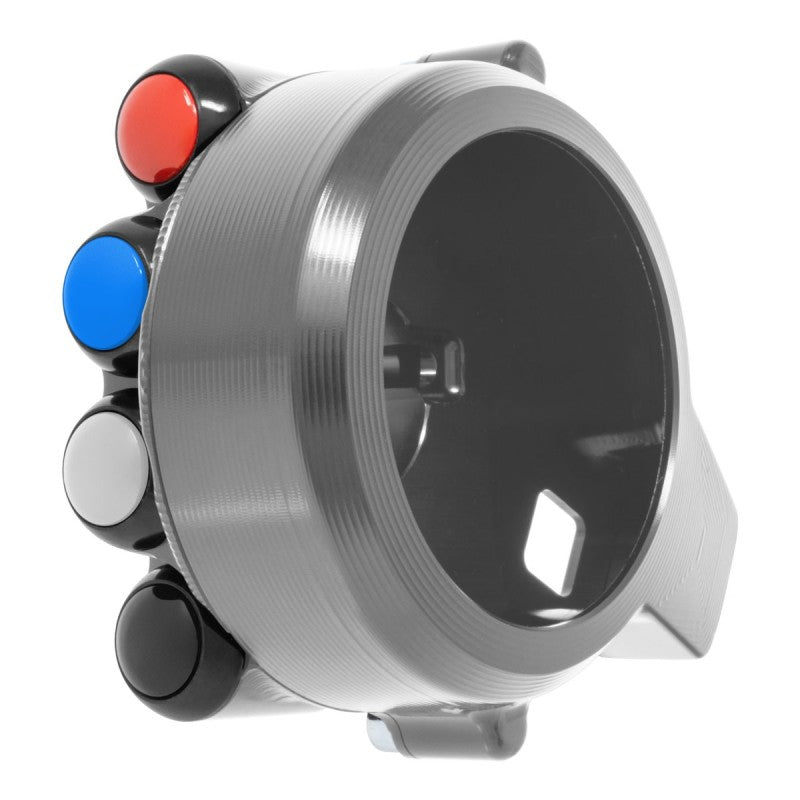 COMANDO GAS + PULSANTIERA JETPRIME PER BMW S1000 RR 2015-23 (TITANIO) NO LOGO