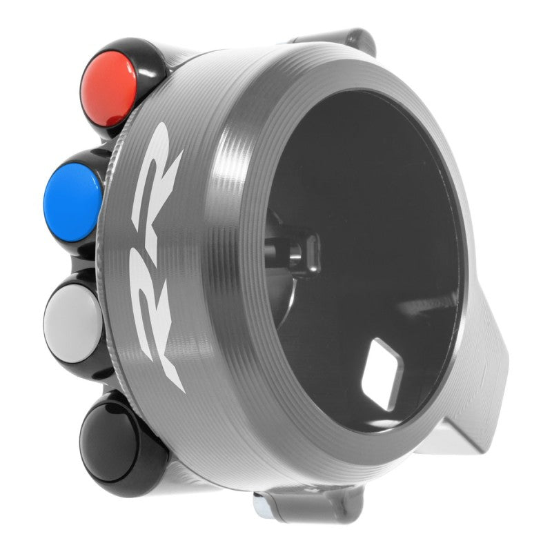 COMANDO GAS + PULSANTIERA INTEGRATA JETPRIME BMW S1000 RR TITANIO 15-23 LOGO RR