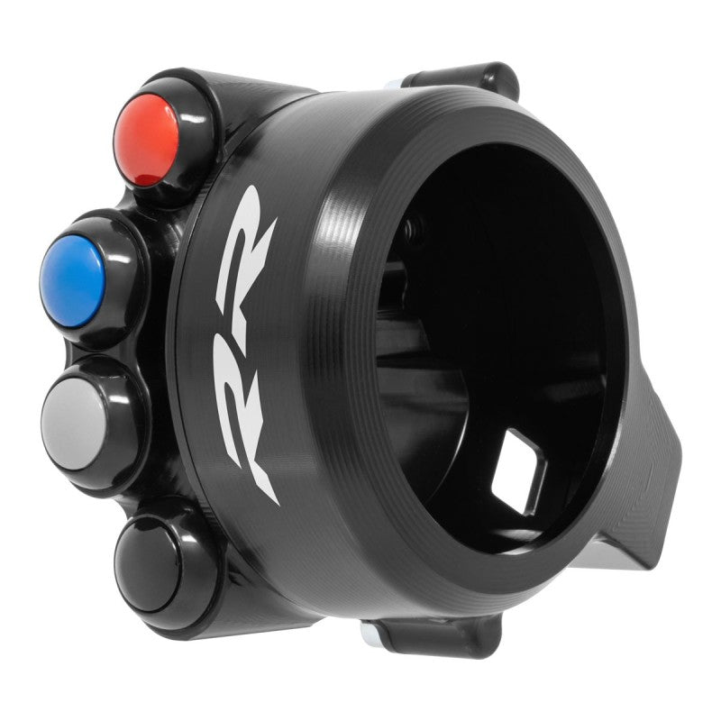 COMANDO GAS CON PULSANTIERA INTEGRATA JETPRIME BMW S1000 RR 2015-18 CON LOGO RR