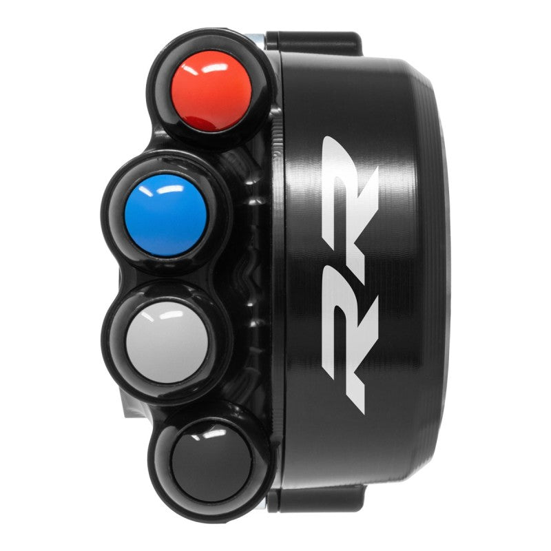 COMANDO GAS CON PULSANTIERA INTEGRATA JETPRIME BMW S1000 RR 2015-18 CON LOGO RR