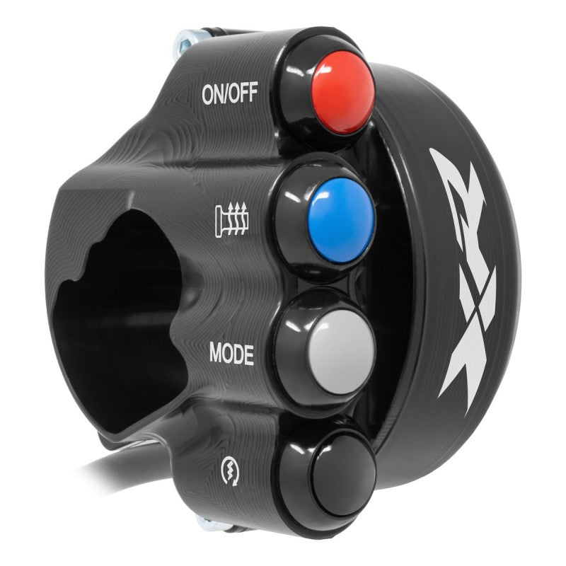 COMANDO GAS CON PULSANTIERA INTEGRATA JETPRIME BMW S 1000 XR 2014-24 CON LOGO XR