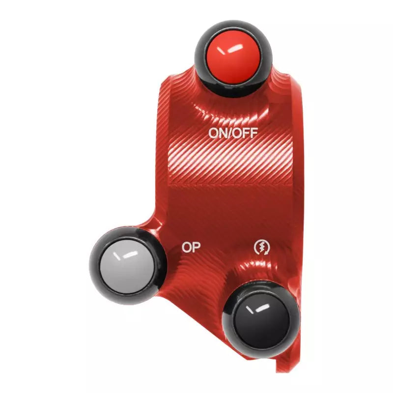 COMANDO GAS + PULSANTIERA JETPRIME DUCATI HYPERMOTARD 939 SP 2016-19 (ROSSO)