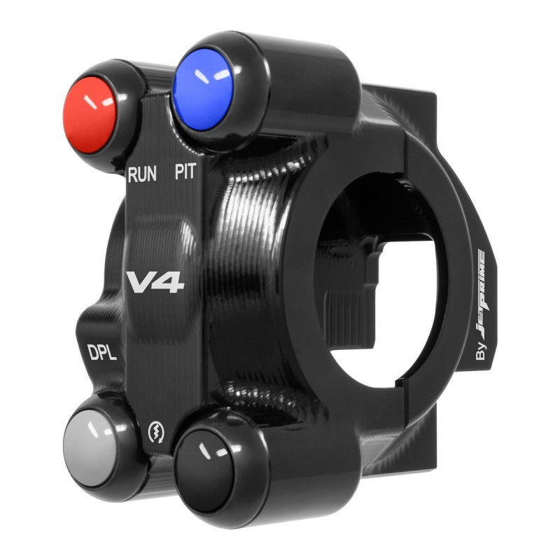 COMANDO GAS + PULSANTIERA INTEGRATA JETPRIME DUCATI PANIGALE V4 2018-24 LOGO V4