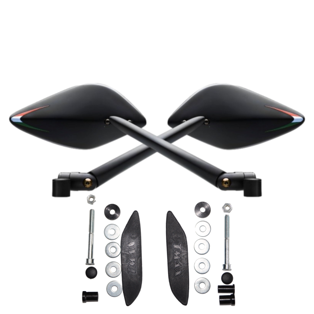 FAR COMBO KIT REAR VIEW MIRRORS YAMAHA TMAX 530 CNC ALUMINUM