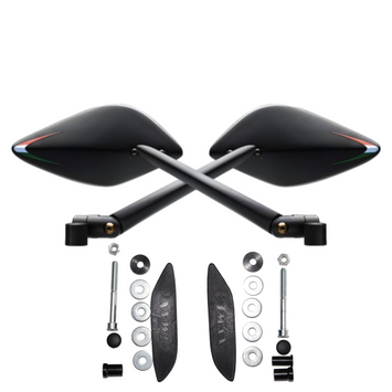 FAR COMBO KIT REAR VIEW MIRRORS YAMAHA TMAX 530 CNC ALUMINUM
