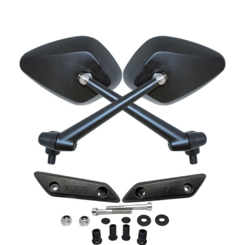 FAR COMBO KIT HANDLEBAR REAR VIEW MIRRORS YAMAHA TMAX 560 MOTORCYCLE SIDE MIRROR