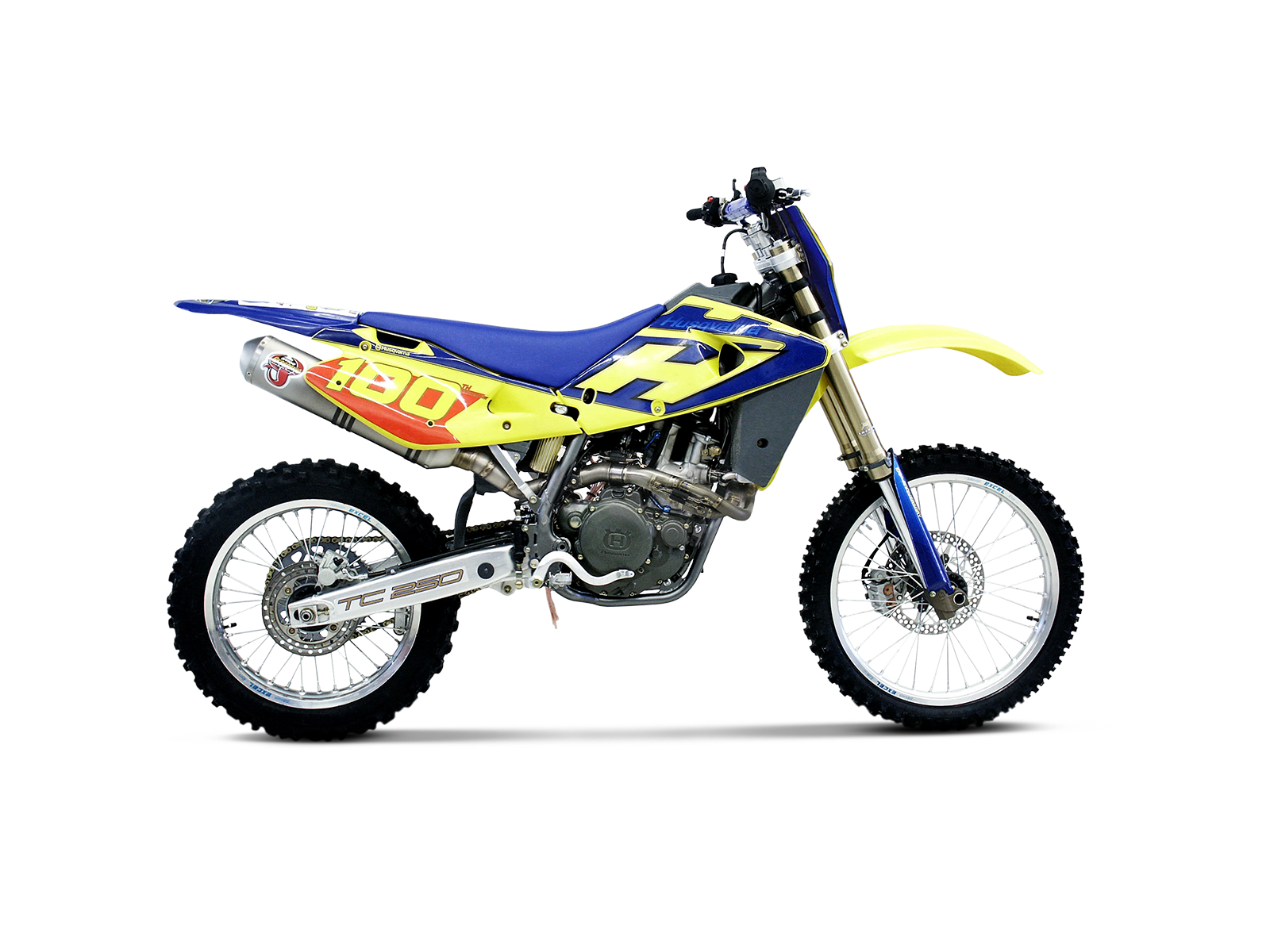 AKRAPOVIC SCARICO COMPLETO TITANIO HUSQVARNA TC 250 2004 - AKRAPOVIC immagine 2