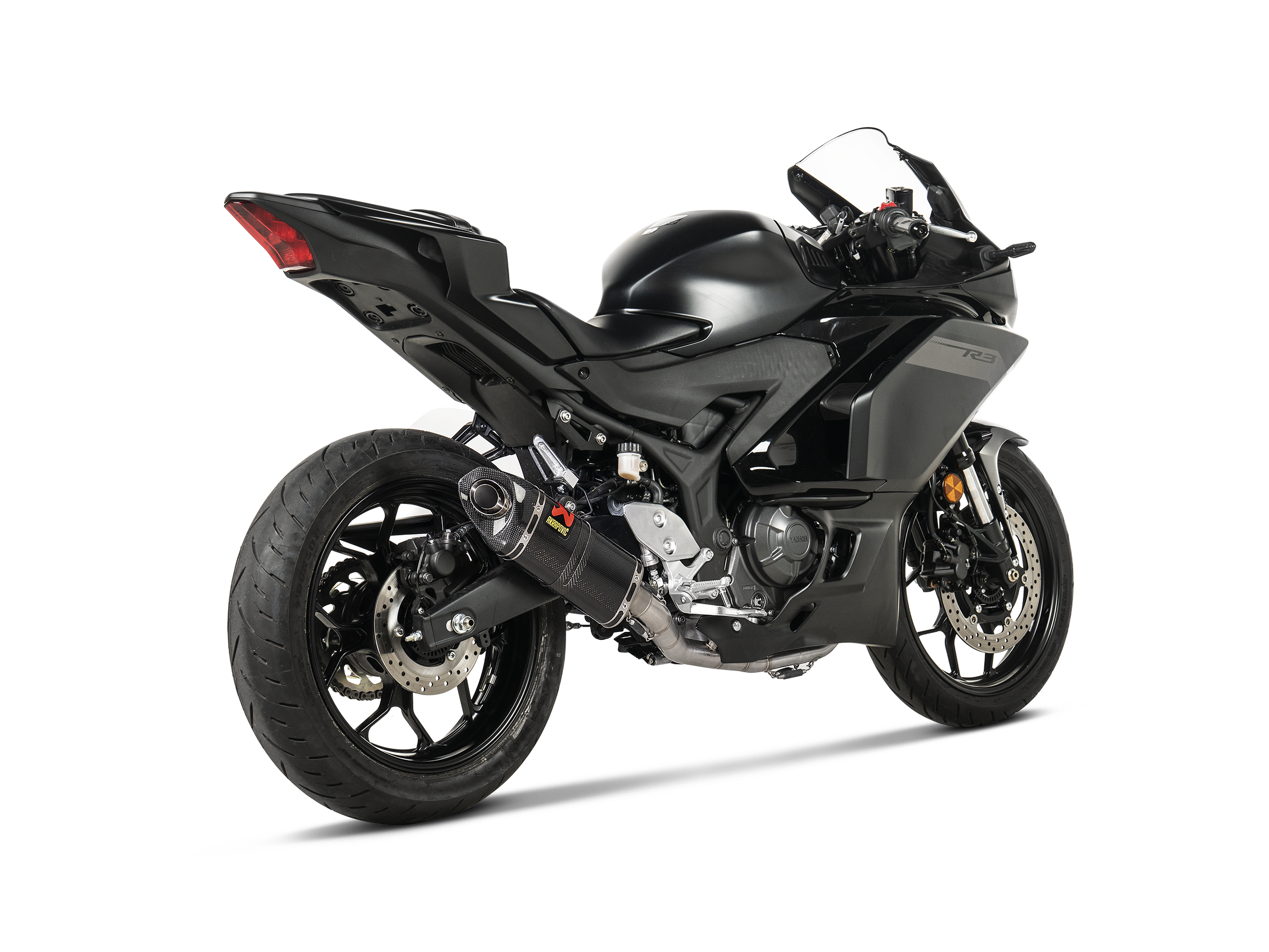 AKRAPOVIC TERMINALE CARBONIO RACING YAMAHA MT 03 YZF R25 R3 2016-26 - AKRAPOVIC immagine 3